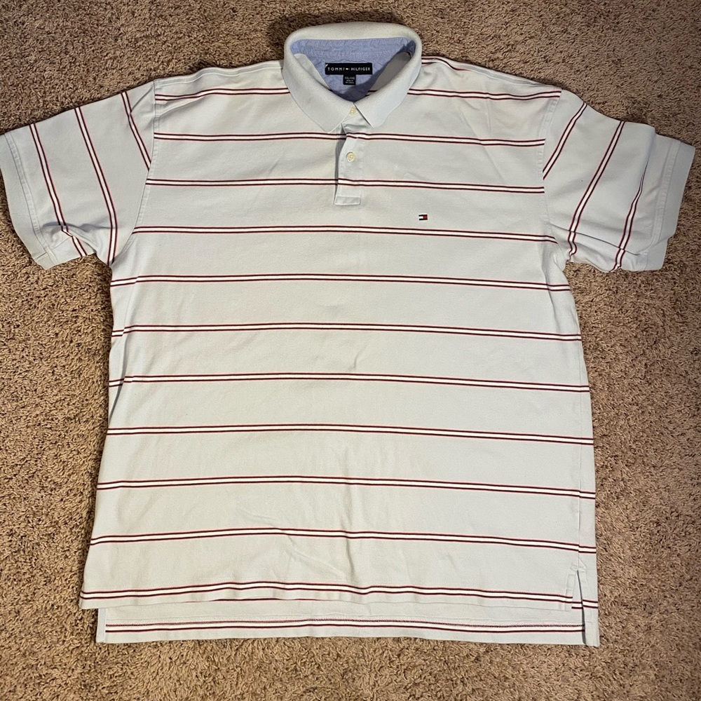 Tommy Hilfiger polo shirt short sleeve blue XXL